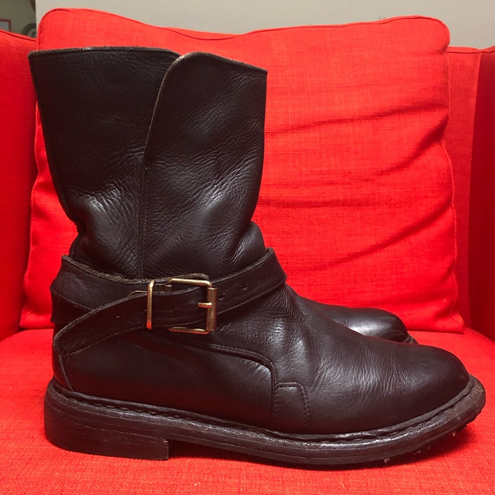 GUC Burberry Moto Boots